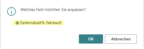 Auswahl Zeilenrabatt5 (Verkauf)