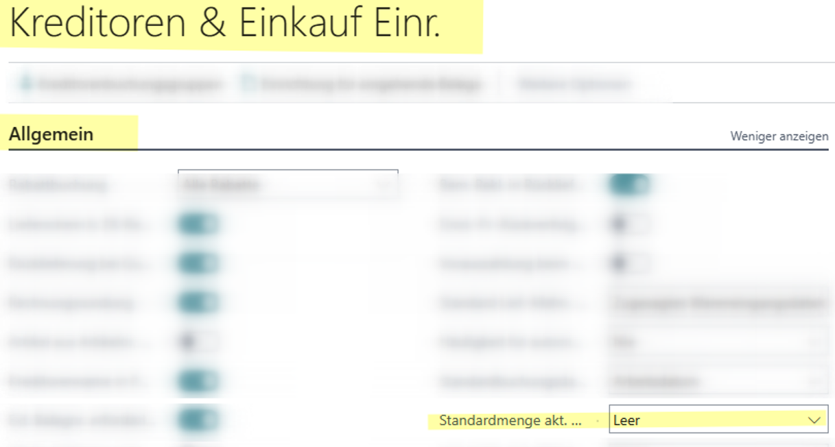 Accounts payable & purchasing setup